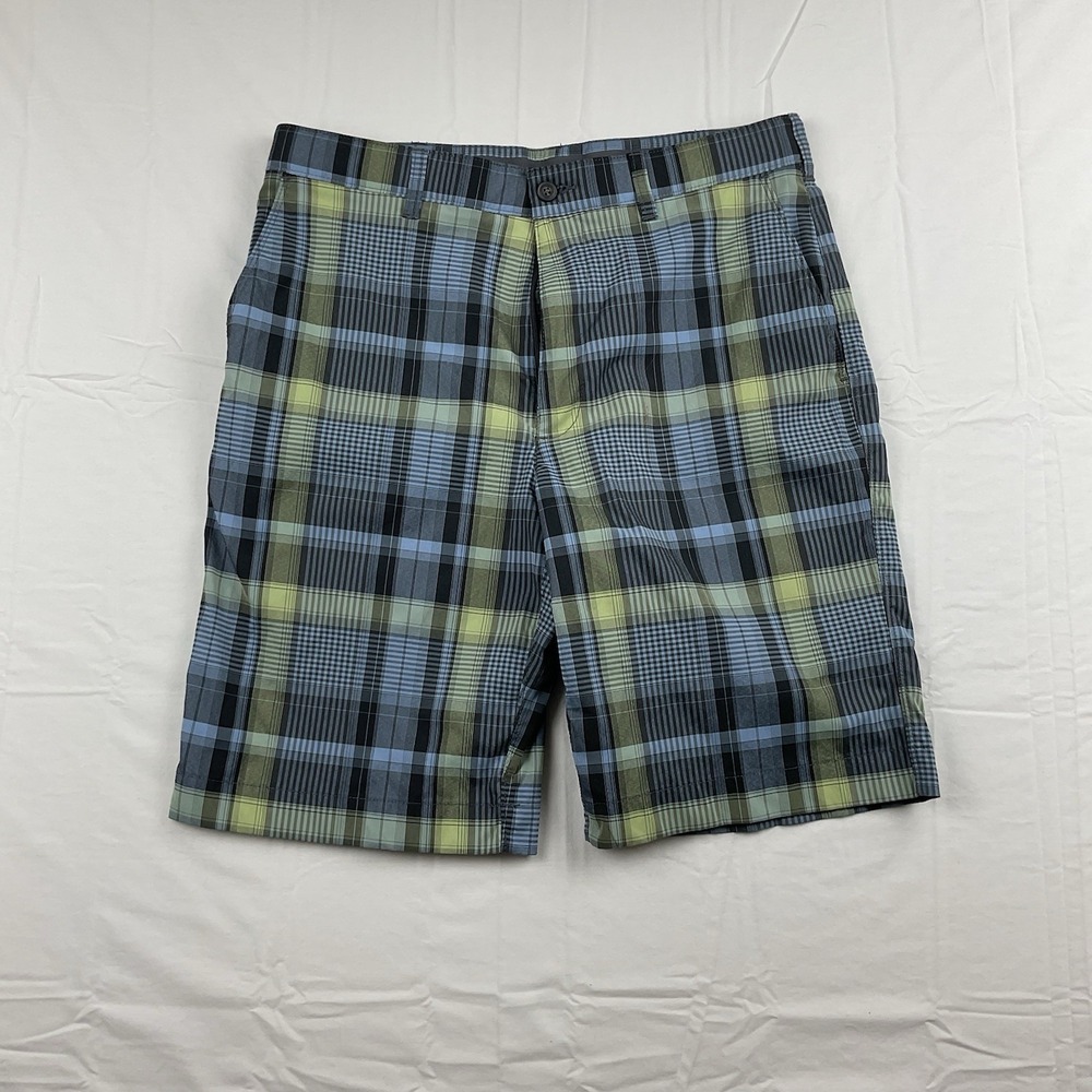 Pga Tour Mens Golf‎ Shorts Size 32 Plaid Performance Stretch Preppy Y2K Style